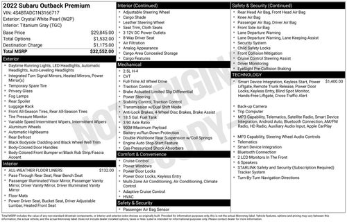2022 Subaru Outback Premium