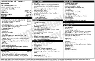 2024 Subaru Ascent Limited