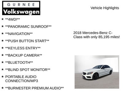 2018 Mercedes-Benz C-Class C 43 AMG® 4MATIC®