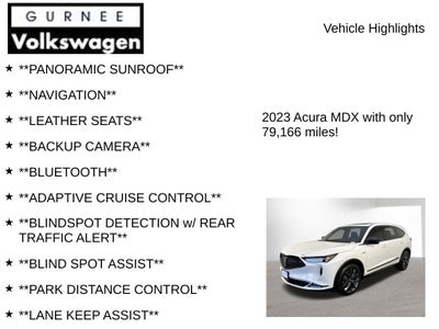 2023 Acura MDX A-Spec SH-AWD