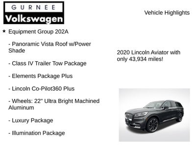 2020 Lincoln Aviator Reserve Premium