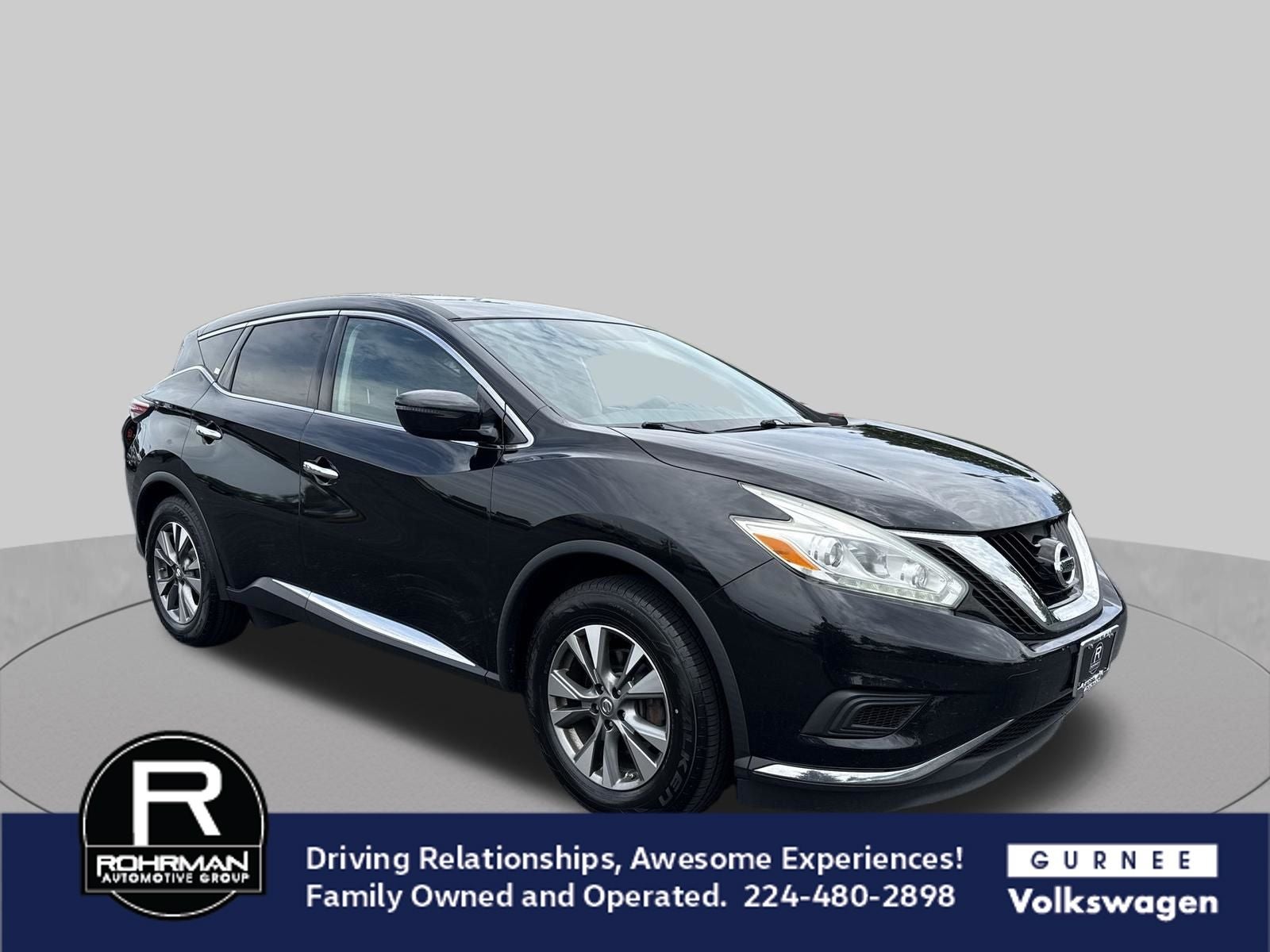 Used 2016 Nissan Murano S with VIN 5N1AZ2MH1GN104351 for sale in Gurnee, IL