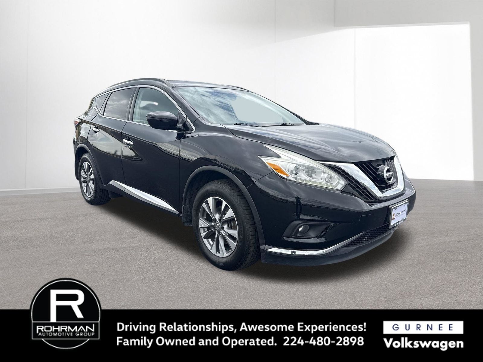 Used 2016 Nissan Murano SV with VIN 5N1AZ2MH3GN164759 for sale in Gurnee, IL