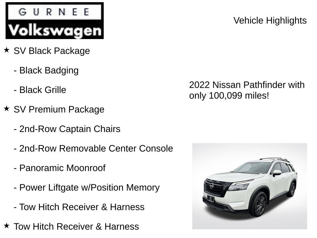 2022 Nissan Pathfinder SV