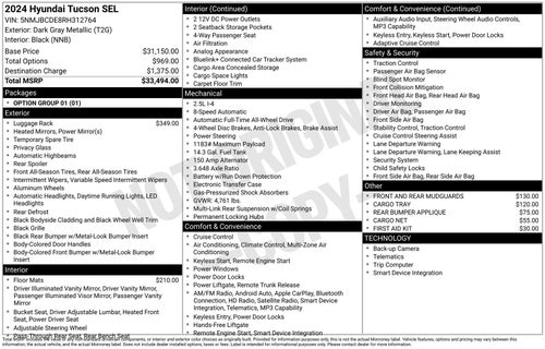 2024 Hyundai Tucson SEL
