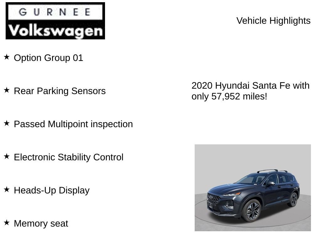 2020 Hyundai Santa Fe Limited