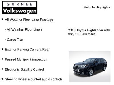 2018 Toyota Highlander Limited