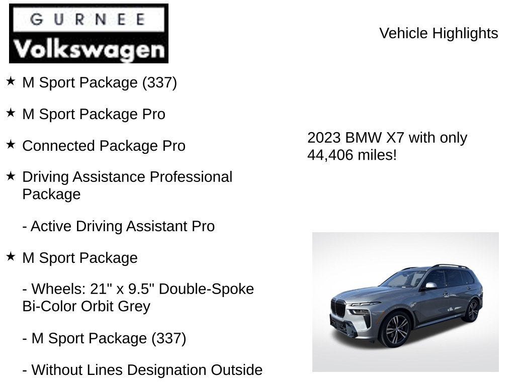 2023 BMW X7 xDrive40i