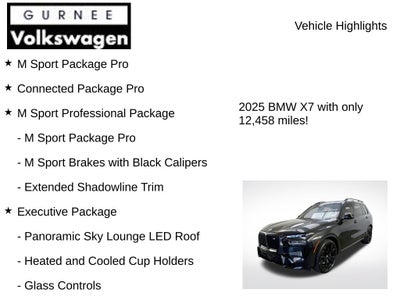 2025 BMW X7 M60i