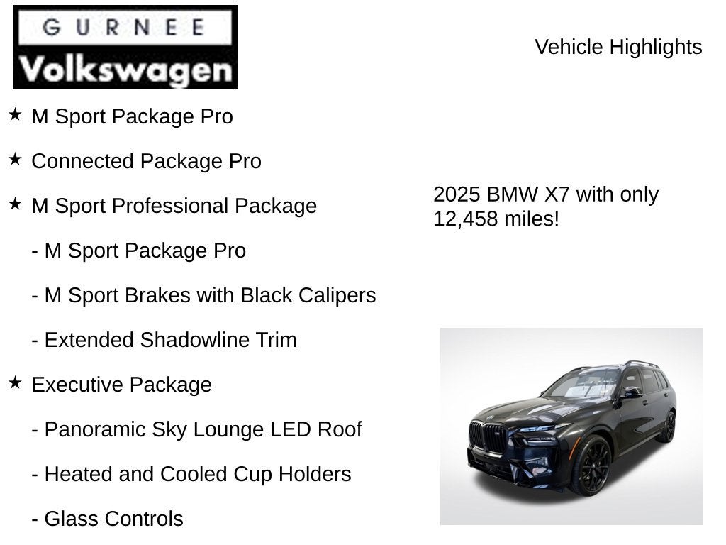 2025 BMW X7 M60i