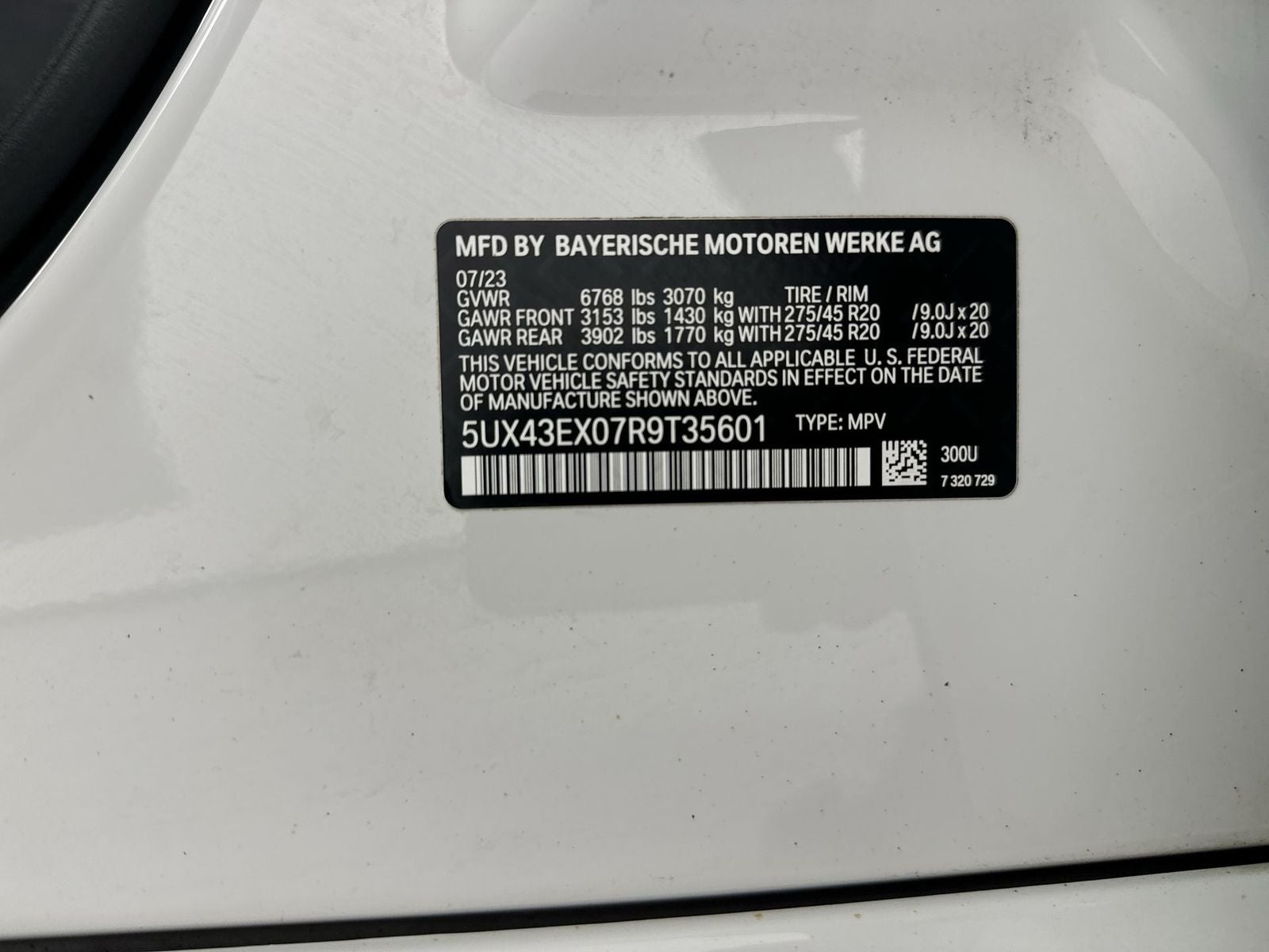 2024 BMW X6 M60i M Sport Executive Package