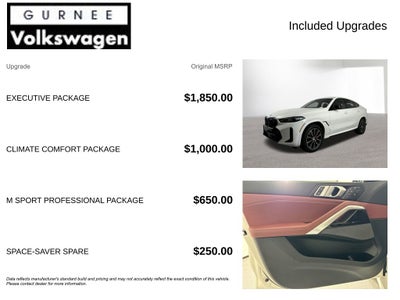 2024 BMW X6 M60i M Sport Executive Package