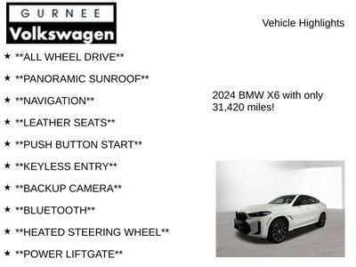 2024 BMW X6 M60i M Sport Executive Package