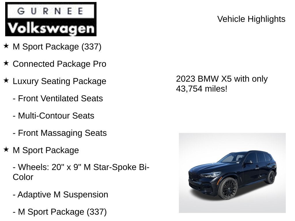 2023 BMW X5 xDrive40i