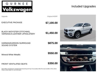 2021 BMW X3 xDrive30i
