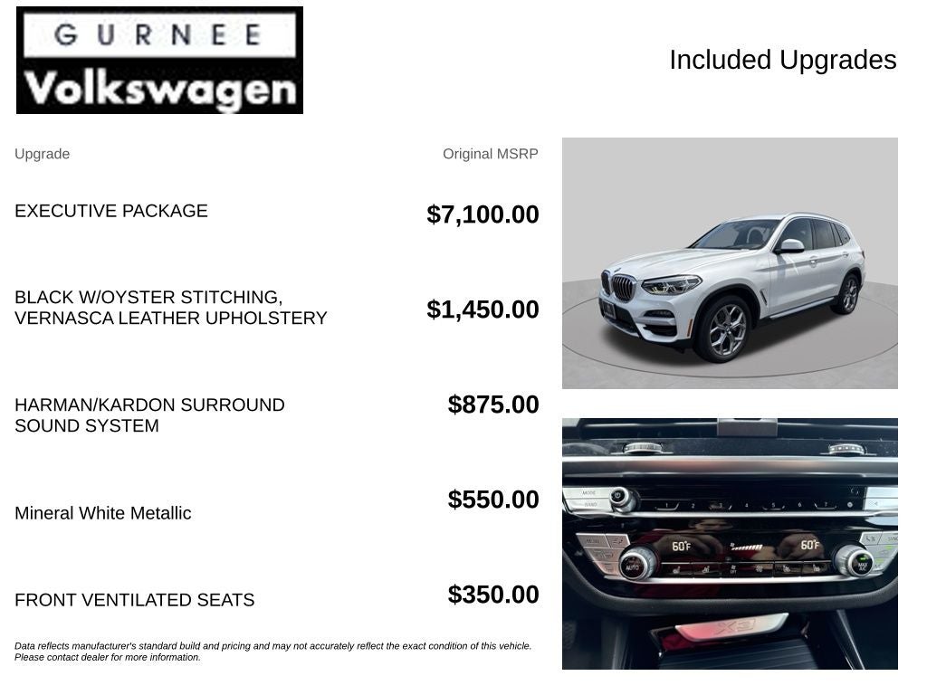 2021 BMW X3 xDrive30i