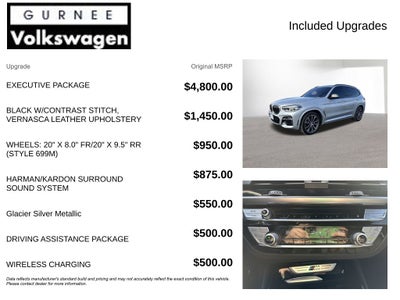 2020 BMW X3 M40i Executive Package