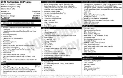 2025 Kia Sportage SX-Prestige