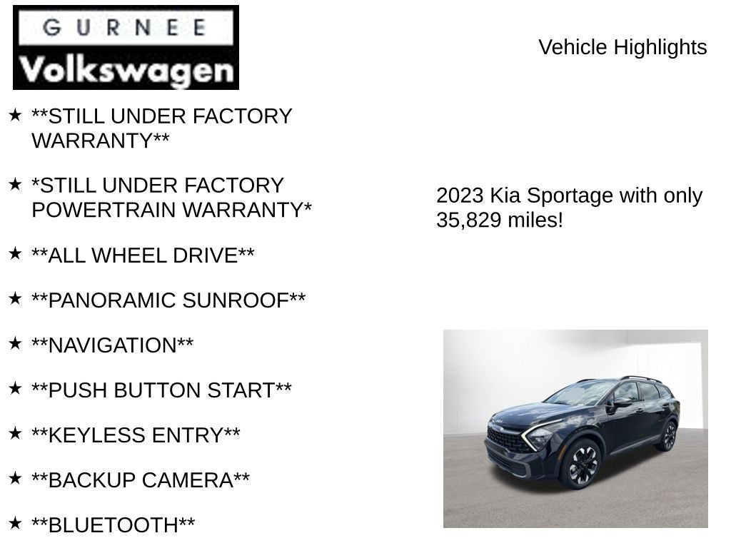 2023 Kia Sportage X-Line