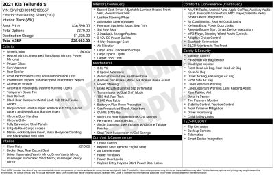 2021 Kia Telluride S