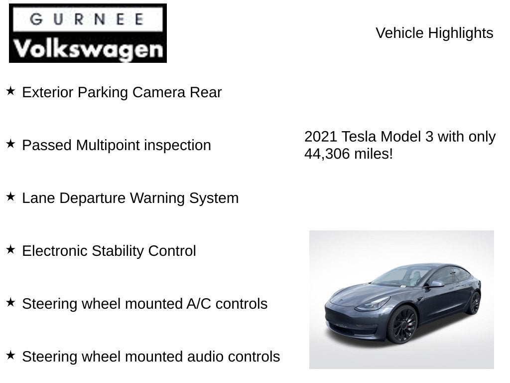 2021 Tesla Model 3 Performance