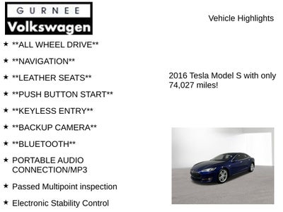 2016 Tesla Model S 85D
