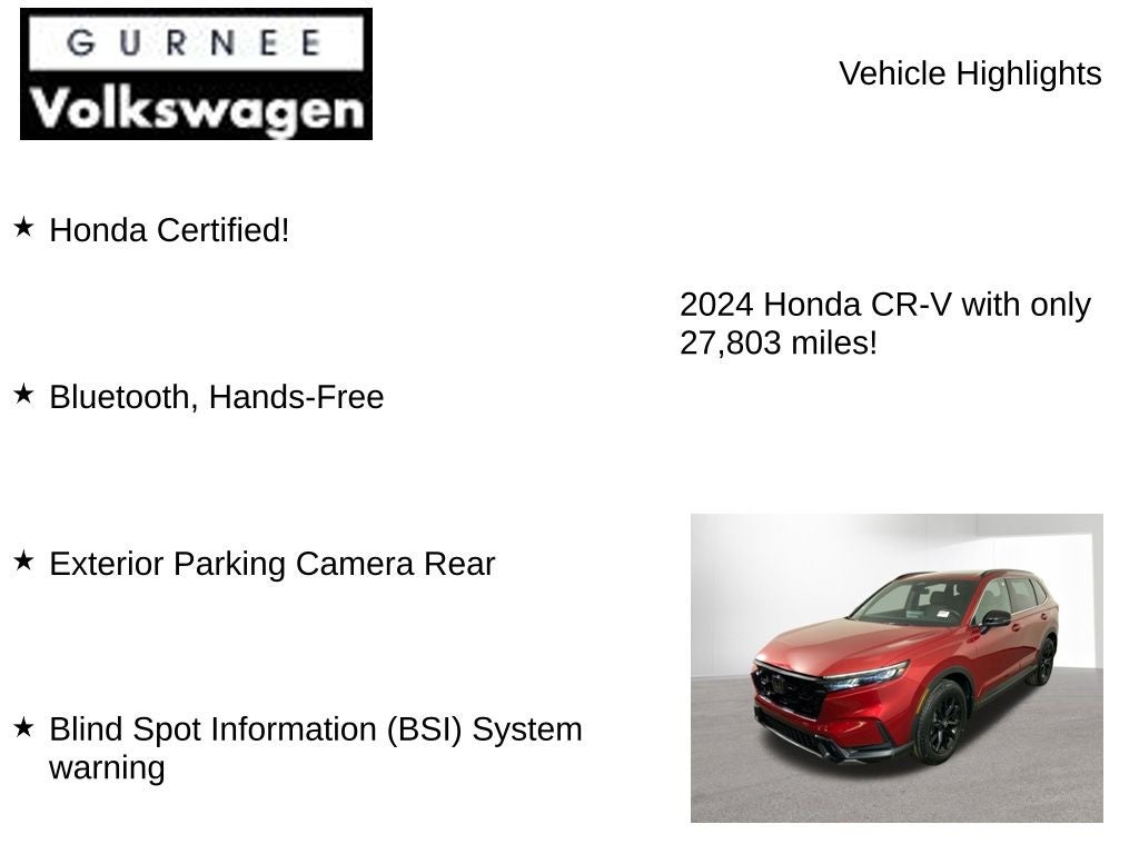 2024 Honda CR-V Hybrid Sport