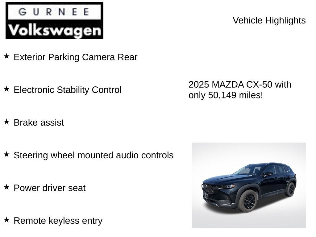 2025 Mazda Mazda CX-50 2.5 S Premium Package