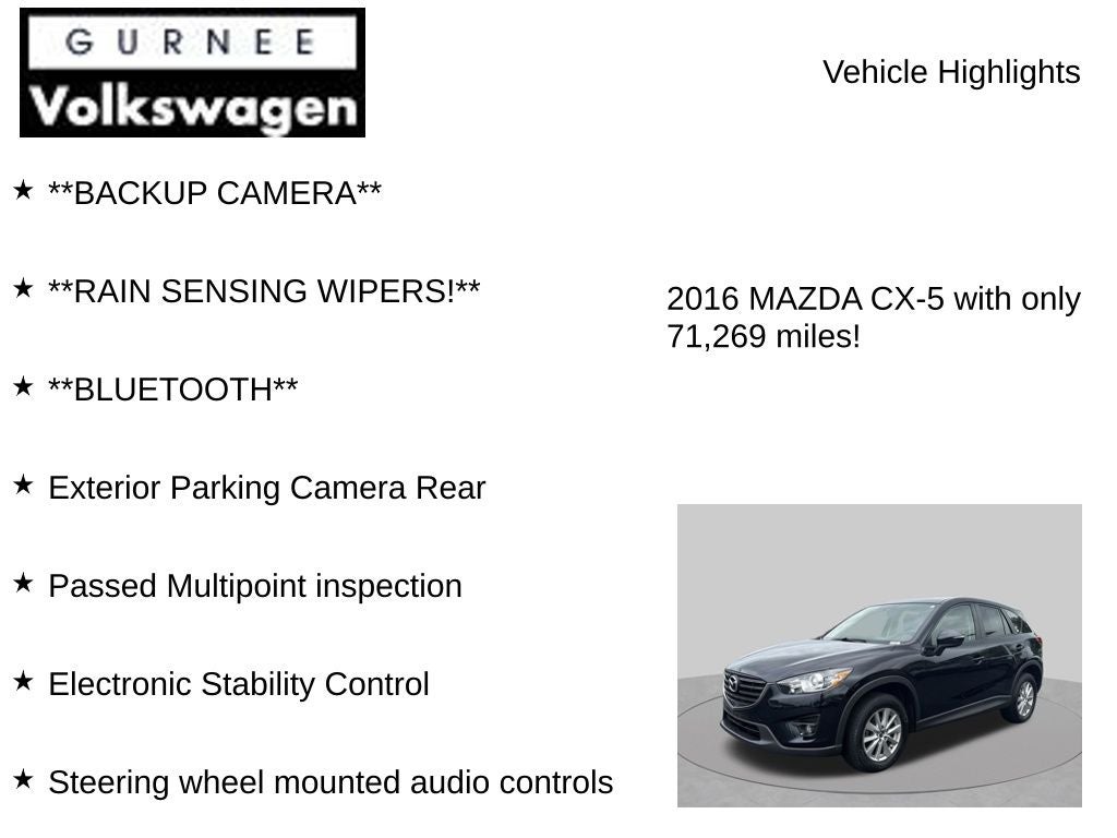 2016 Mazda Mazda CX-5 Touring