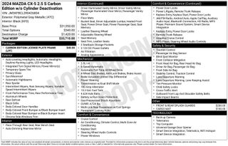 2024 Mazda Mazda CX-5 2.5 S Carbon Edition