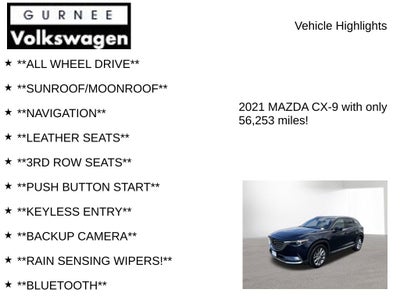 2021 Mazda Mazda CX-9 Grand Touring