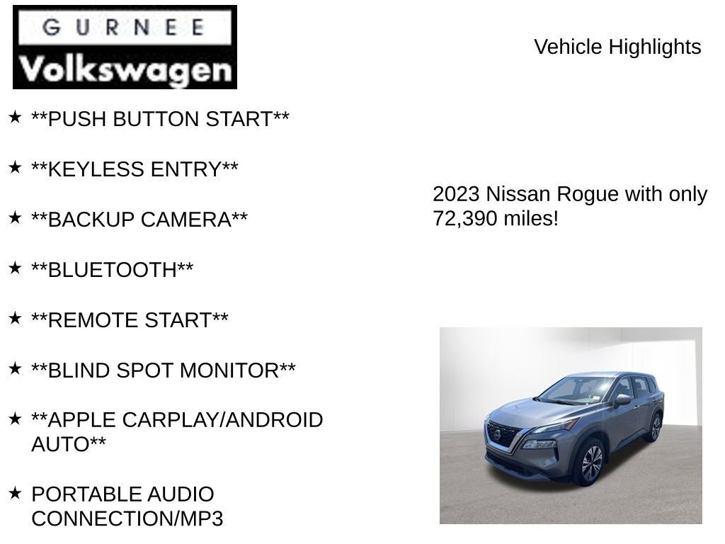 2023 Nissan Rogue SV