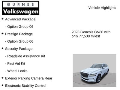 2023 Genesis GV80 3.5T
