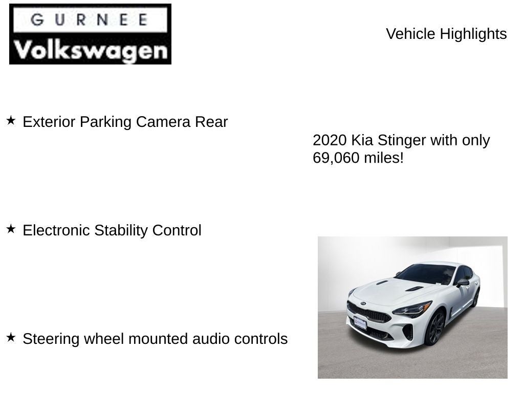 2020 Kia Stinger GT
