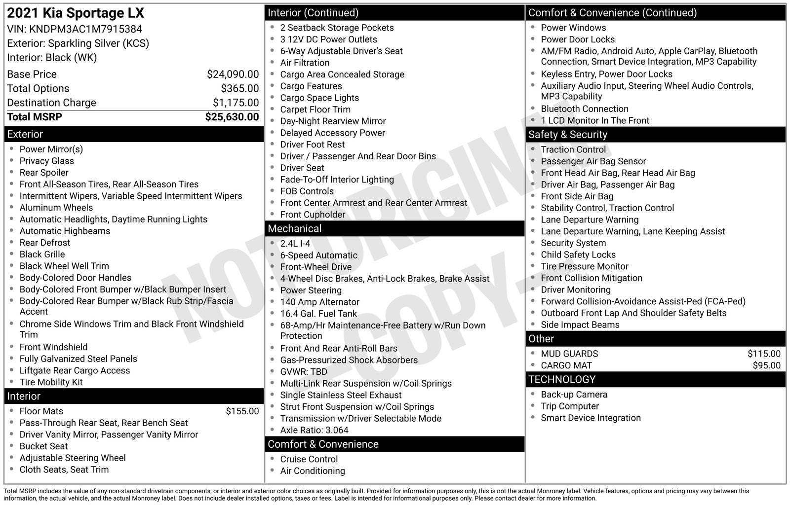 2021 Kia Sportage LX