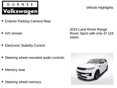 2024 Land Rover Range Rover Sport Dynamic SE
