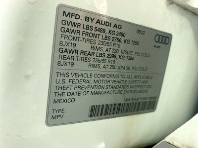 2022 Audi Q5 45 S line Premium Plus quattro