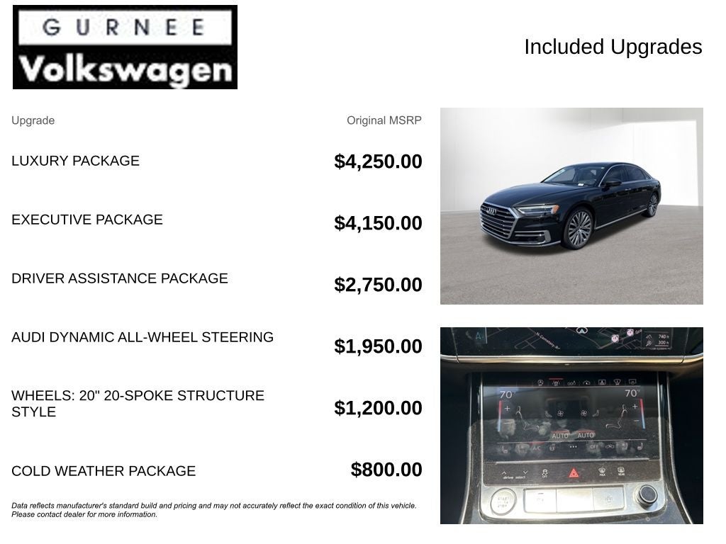 2019 Audi A8 L 55 quattro