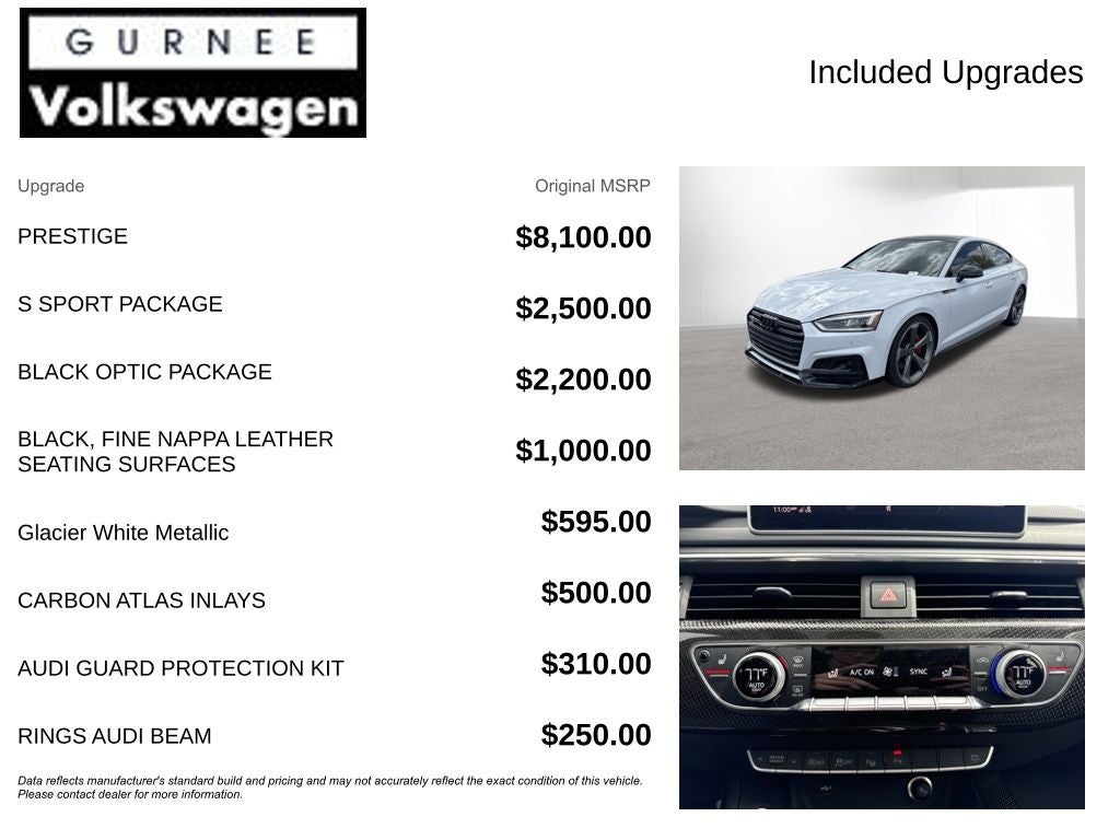2019 Audi S5 Sportback Prestige quattro