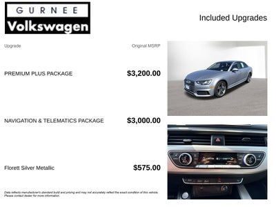 2018 Audi A4 2.0T Premium Plus quattro