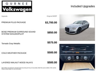2016 Audi A6 2.0T Premium Plus quattro
