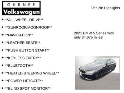 2021 BMW 5 Series M550i xDrive Driving Assistance/Premium Package