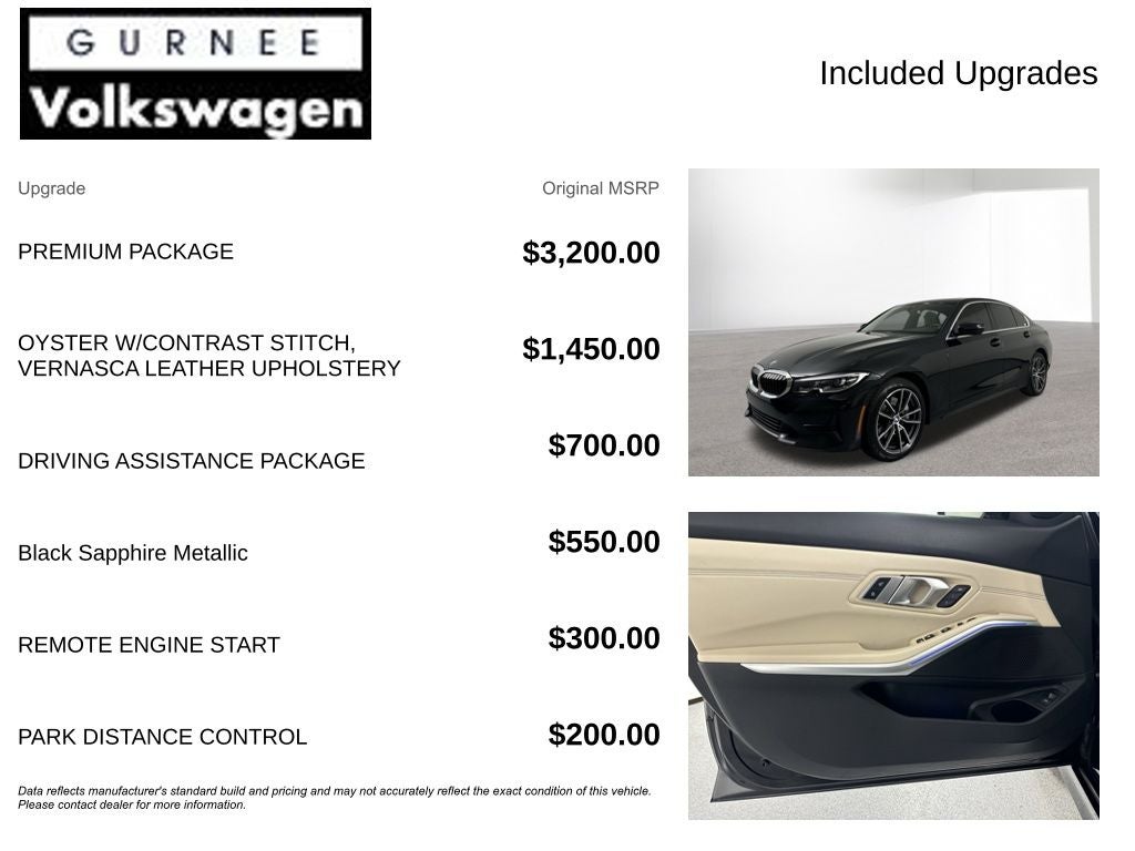 2021 BMW 3 Series 330i xDrive Premium Package