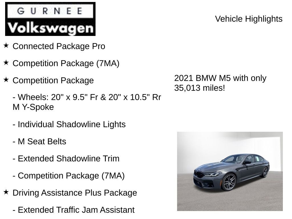 2021 BMW M5 Base