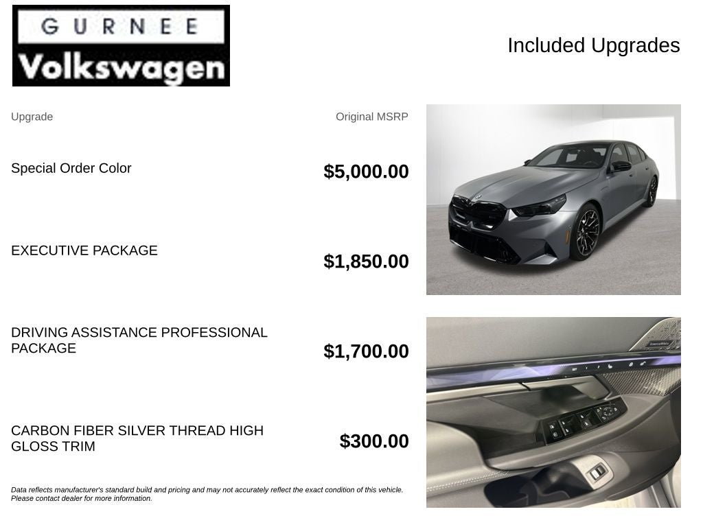 2026 BMW M5 Base Executive Package