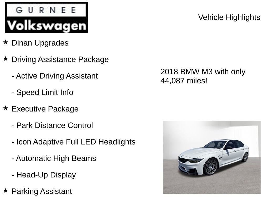 2018 BMW M3 Base