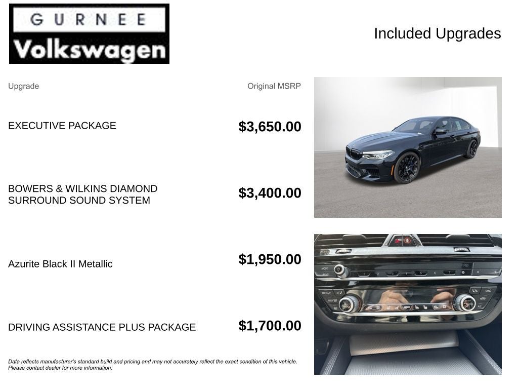 2020 BMW M5 Competition