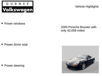 2000 Porsche Boxster Base