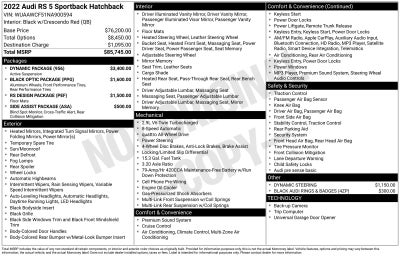 2022 Audi RS 5 2.9T quattro