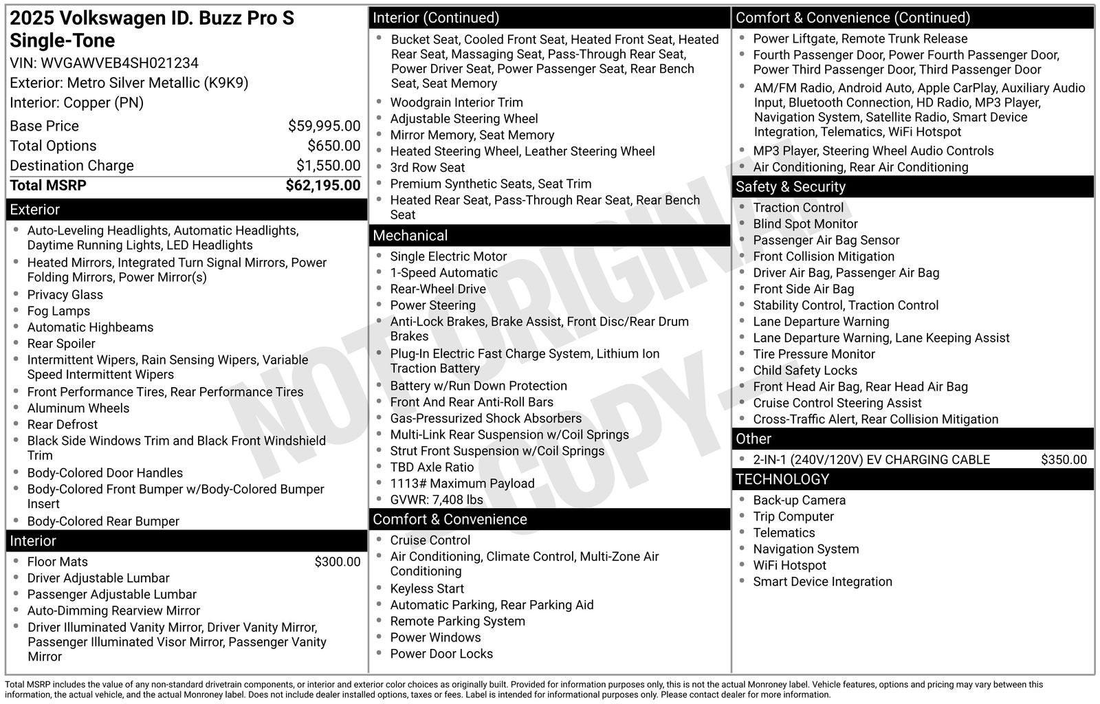 2025 Volkswagen ID. Buzz Pro S